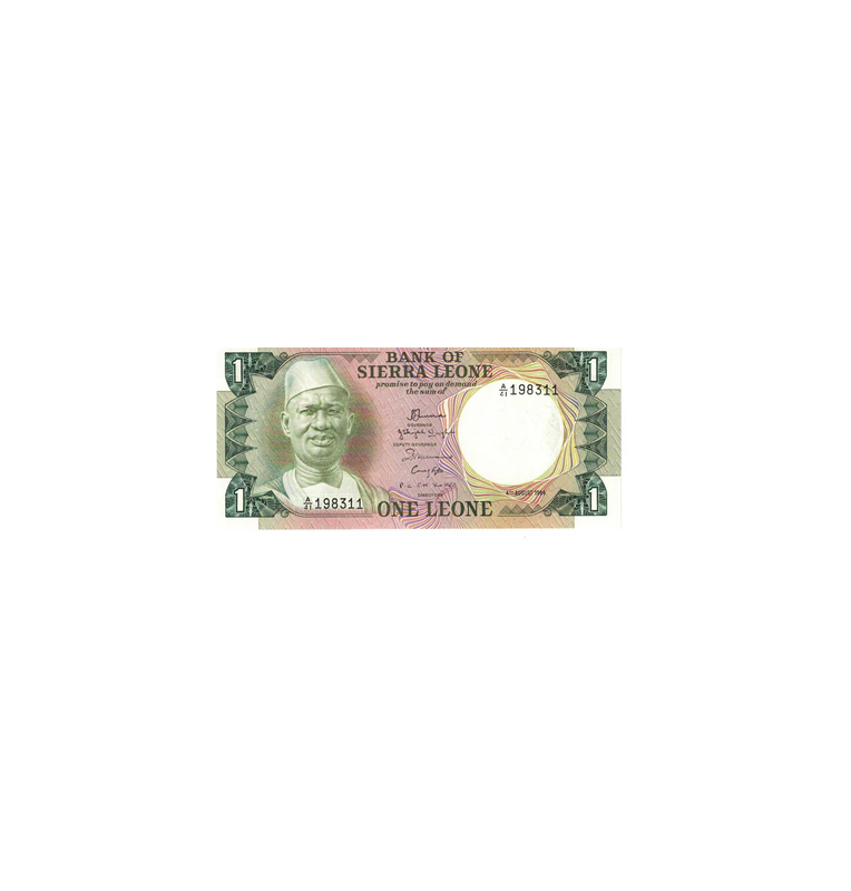 Sierra Leona 1 Leona - 50 Cent 1984 Pick 4 y 5 set de dos